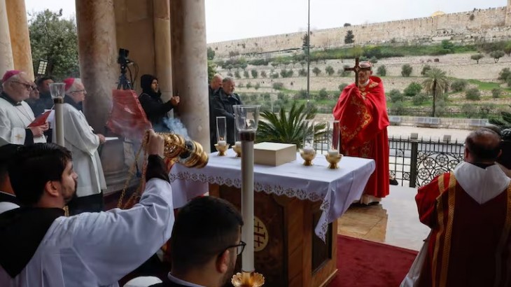 Israel impidió celebrar el Domingo de Ramos en Jerusalén