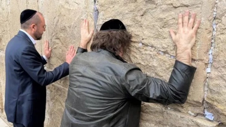 Gira internacional: Milei abrió su agenda en Israel con un gesto político y religioso