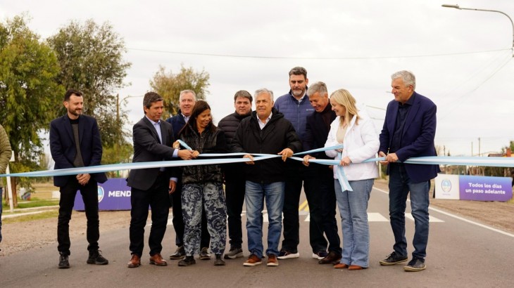 Quedó inaugurada la reconstrucción de la Ruta 171, una obra clave para conectar el sur mendocino