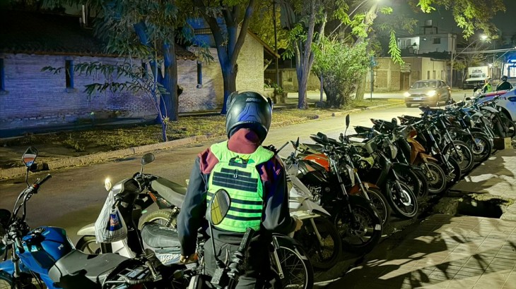 Operativo vial en Las Heras: retuvieron 19 motos y vehículos durante controles de alto impacto